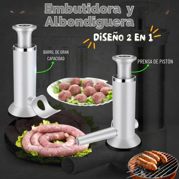 EMBUTIDORA PARA CHORIZOS, ALBÓNDIGAS Y SIMILARES 🍗🥩