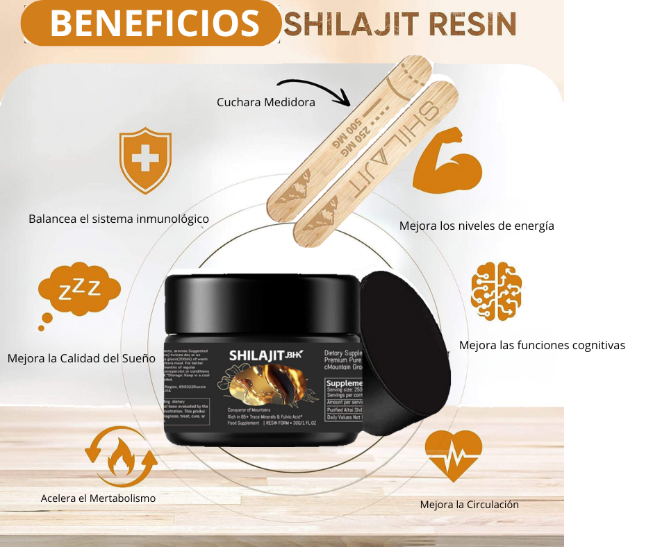 SHILAJIT - Energizante ancestral
