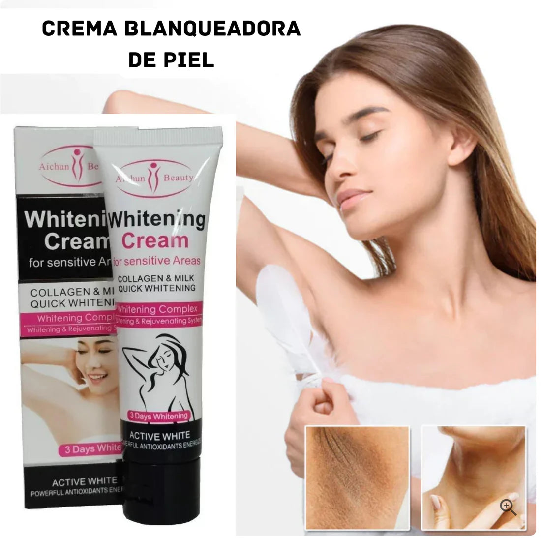 Underarm™ - Crema Aclarante partes intimas y otras zonas oscuras del cuerpo