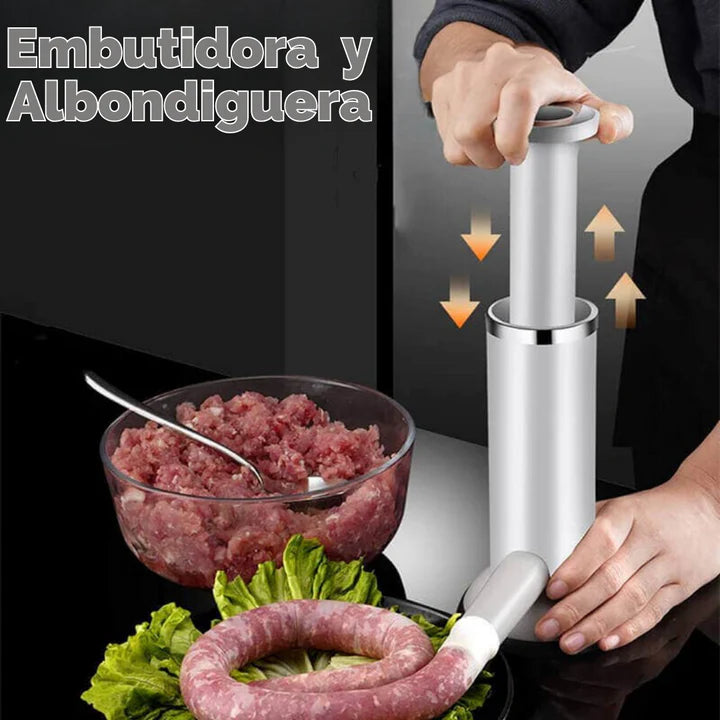 EMBUTIDORA PARA CHORIZOS, ALBÓNDIGAS Y SIMILARES 🍗🥩