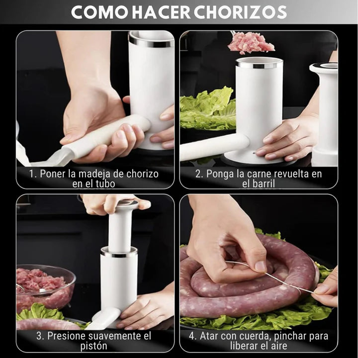 EMBUTIDORA PARA CHORIZOS, ALBÓNDIGAS Y SIMILARES 🍗🥩