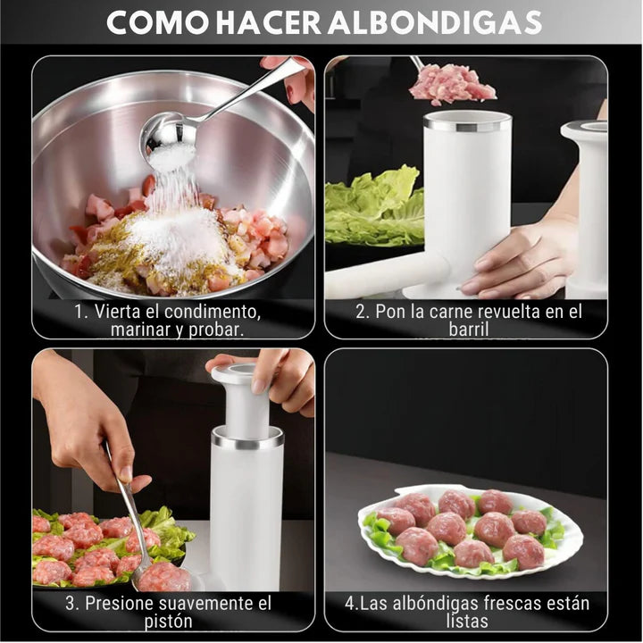 EMBUTIDORA PARA CHORIZOS, ALBÓNDIGAS Y SIMILARES 🍗🥩