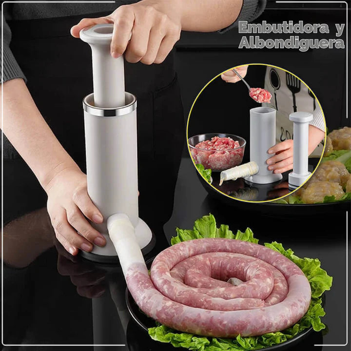 EMBUTIDORA PARA CHORIZOS, ALBÓNDIGAS Y SIMILARES 🍗🥩