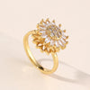 🌻  Anillo Girasol Giratorio 💍✨