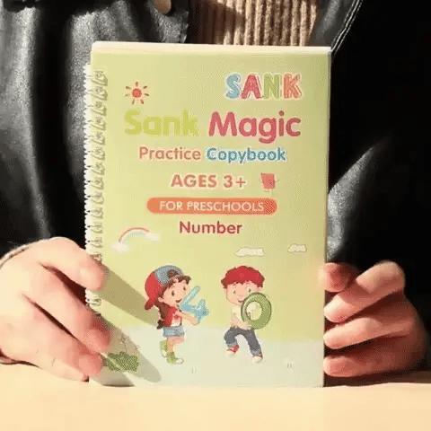 Set de 4 libros MAGICOS de aprendizaje