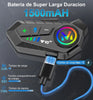 RideCom™ | Intercomunicador Para Casco De Moto, Bluetooth 5.3, Ipx6 [2 PZAS]