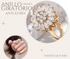 🌻  Anillo Girasol Giratorio 💍✨