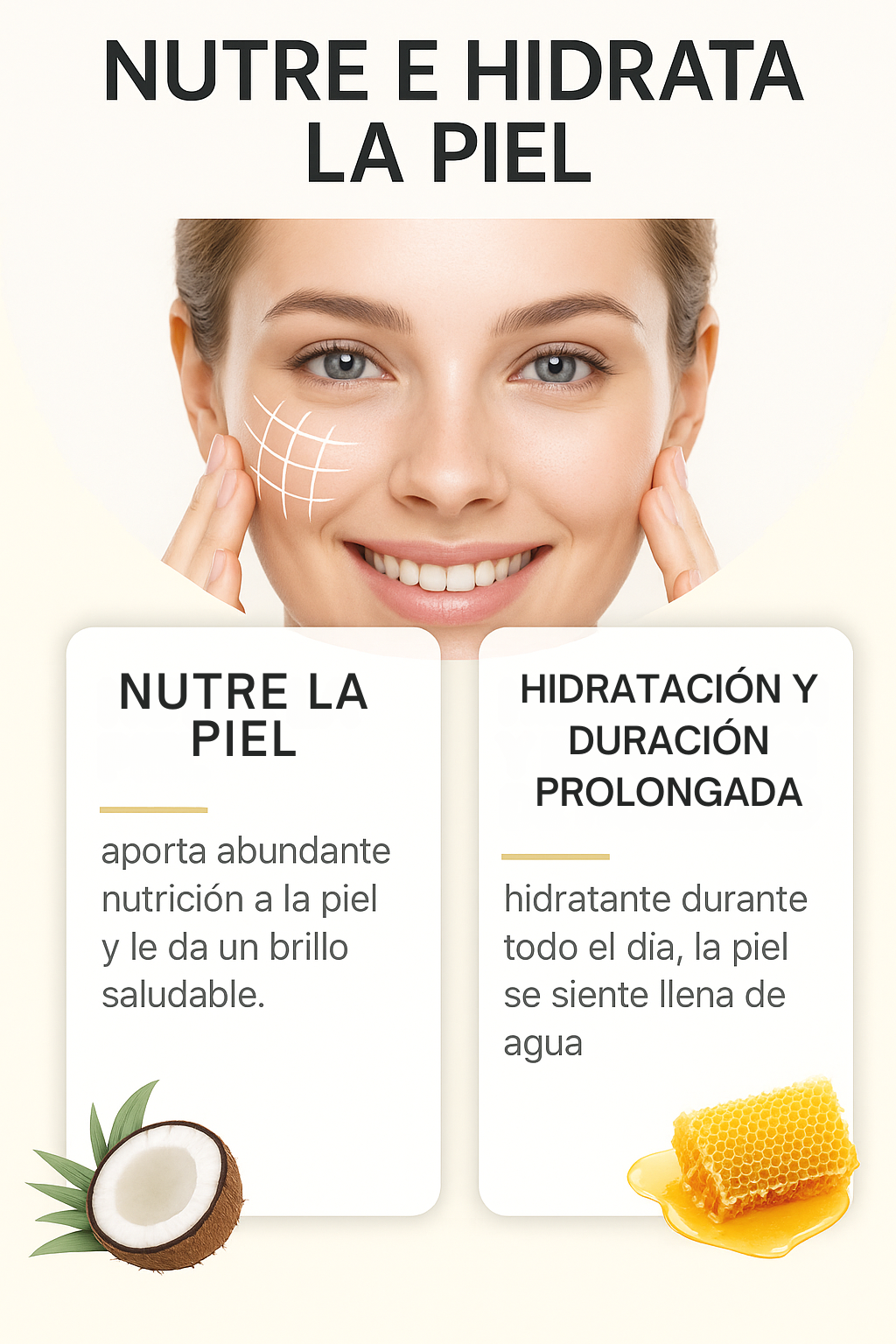 Tallow | Crema Sebo de Res con Miel 120g - Elimina arrugas, acné y la irritación