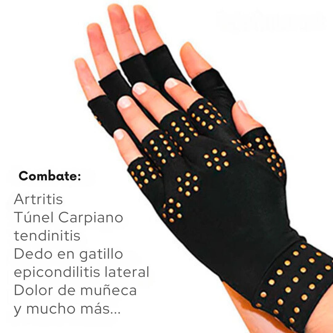 Guantes Magnéticos de Compresión para Artritis, Carpo, Tendinitis o Cualquier Dolor