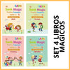 Set de 4 libros MAGICOS de aprendizaje