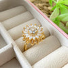 🌻  Anillo Girasol Giratorio 💍✨